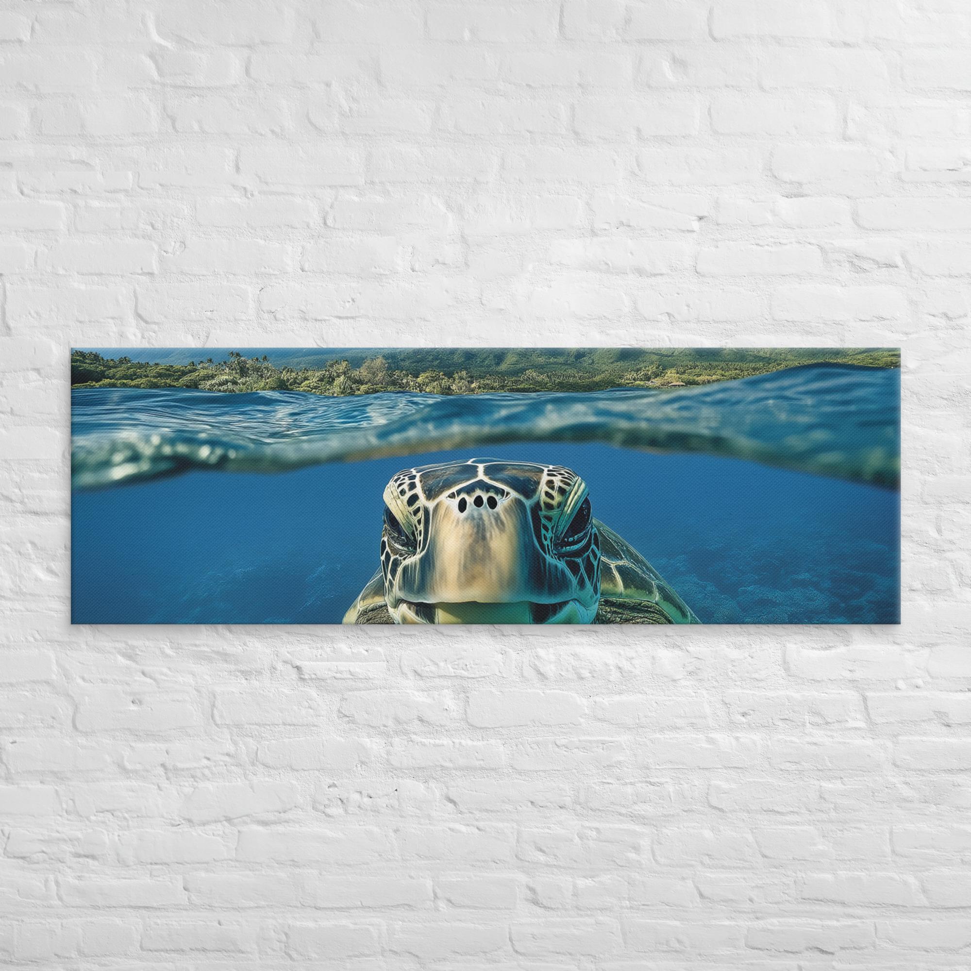 Aloha Serenity Sea Turtle Canvas 20