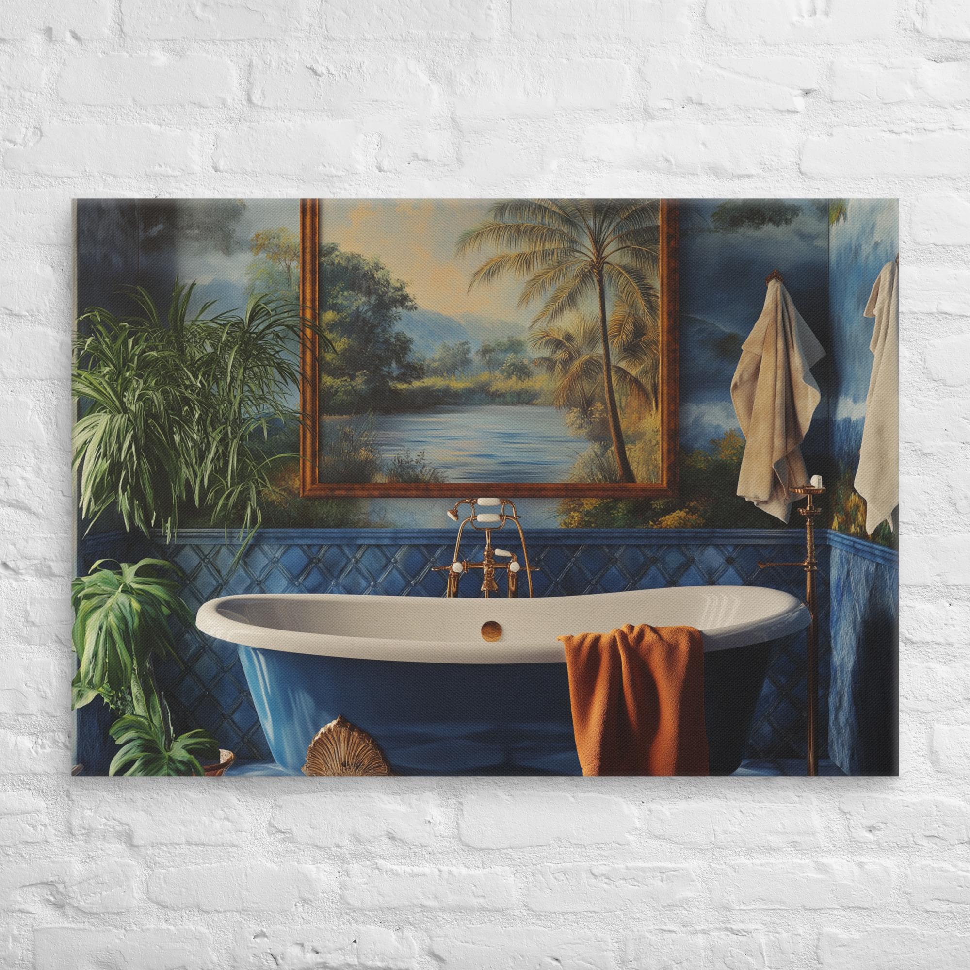 Tropical Oasis Retreat Canvas 28