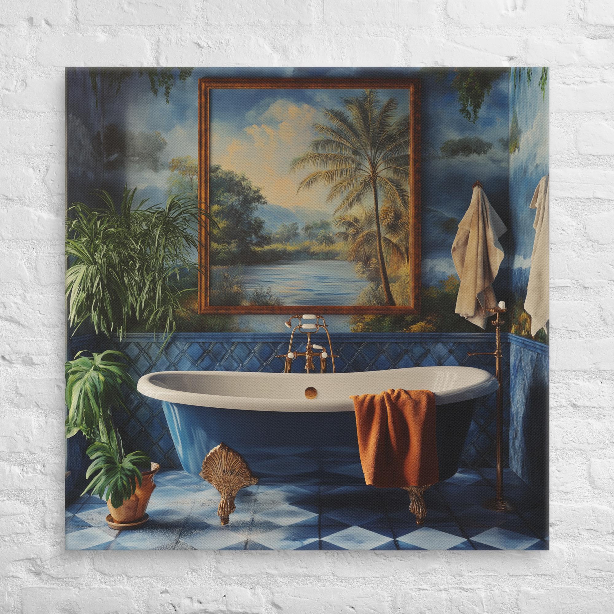 Tropical Oasis Retreat Canvas 34
