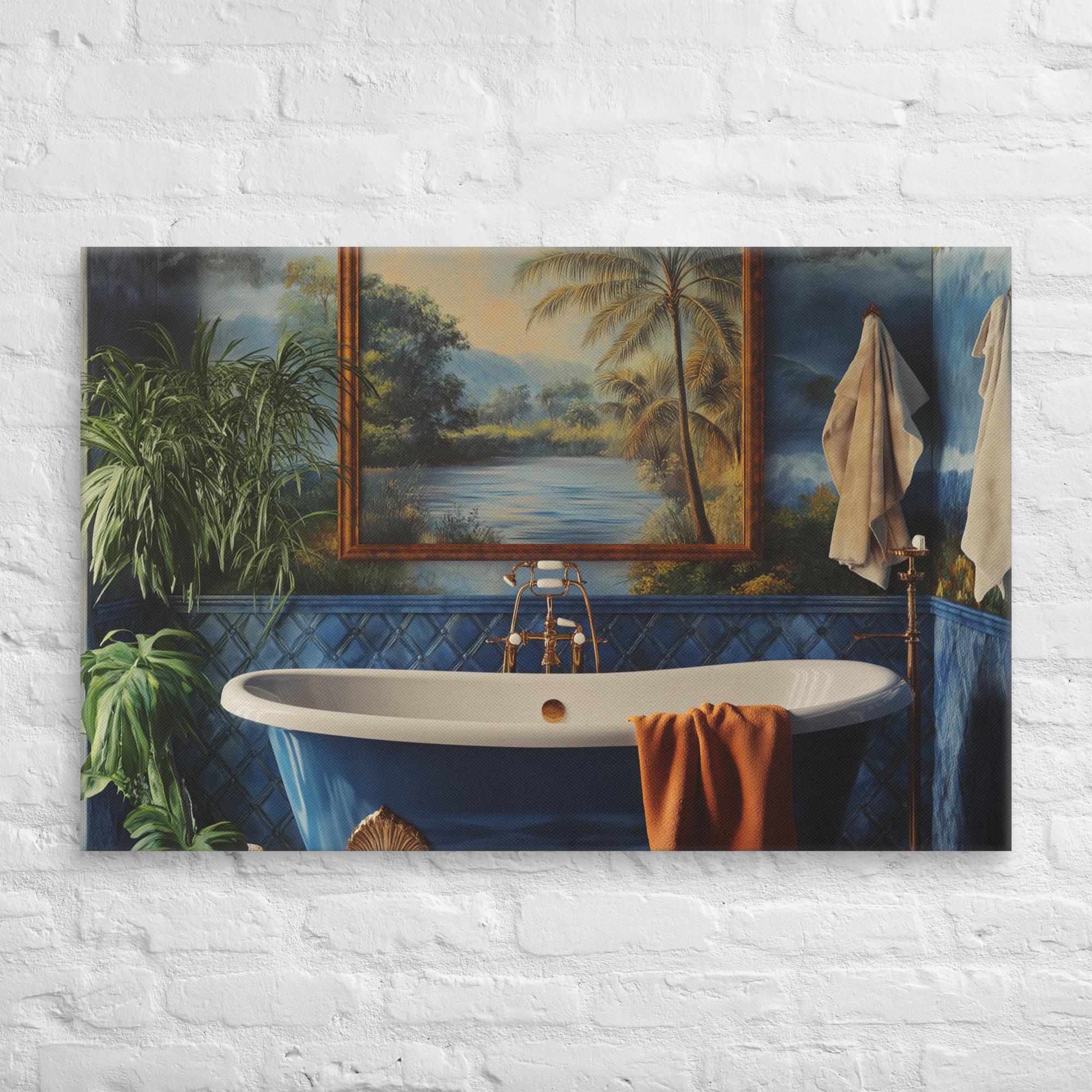 Tropical Oasis Retreat Canvas 26