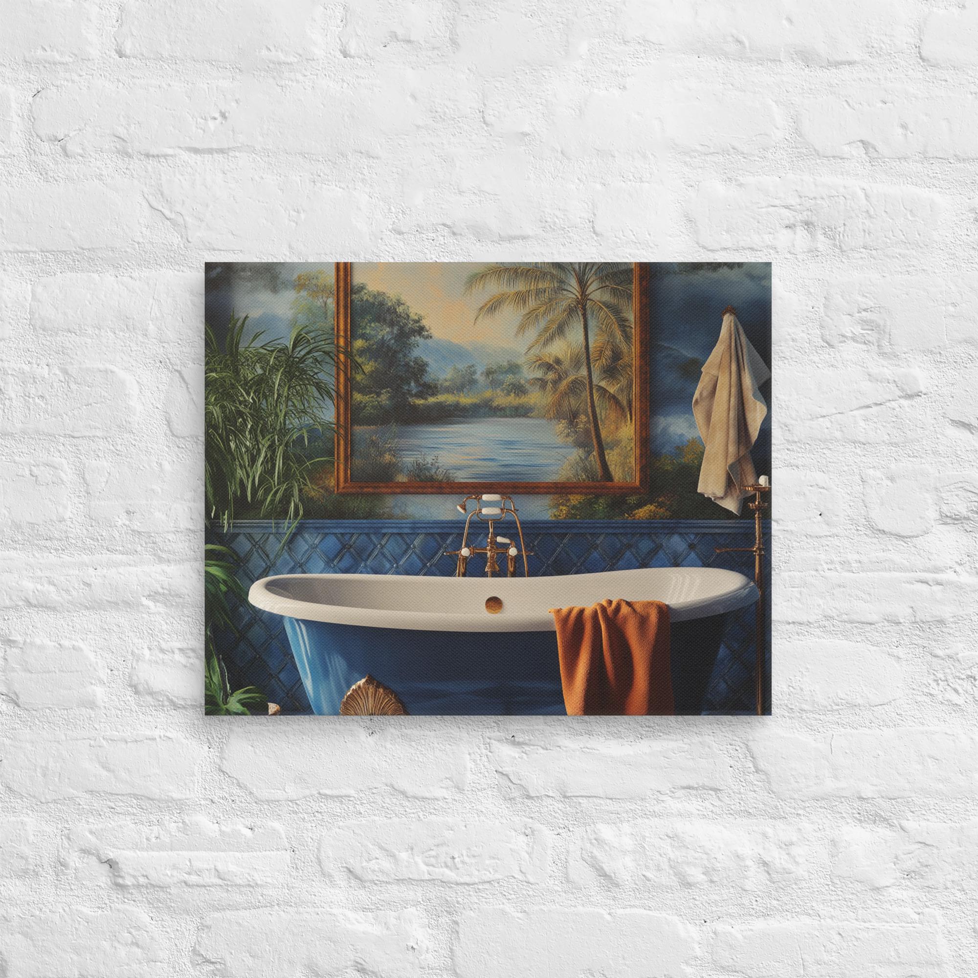 Tropical Oasis Retreat Canvas 44