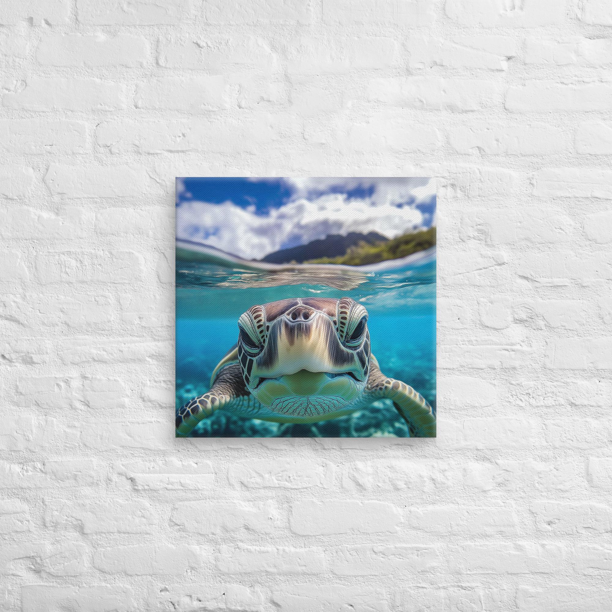 Island Encounter Sea Turtle Canvas 15