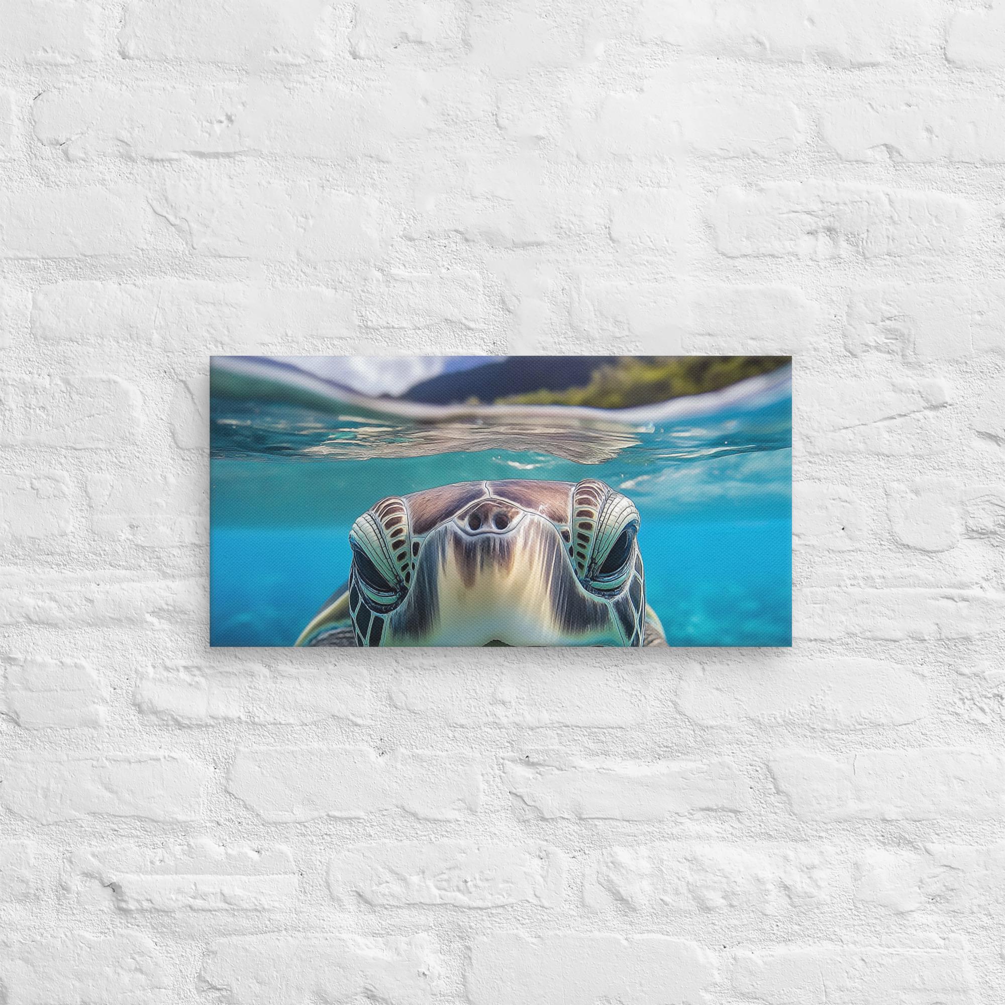 Island Encounter Sea Turtle Canvas 4