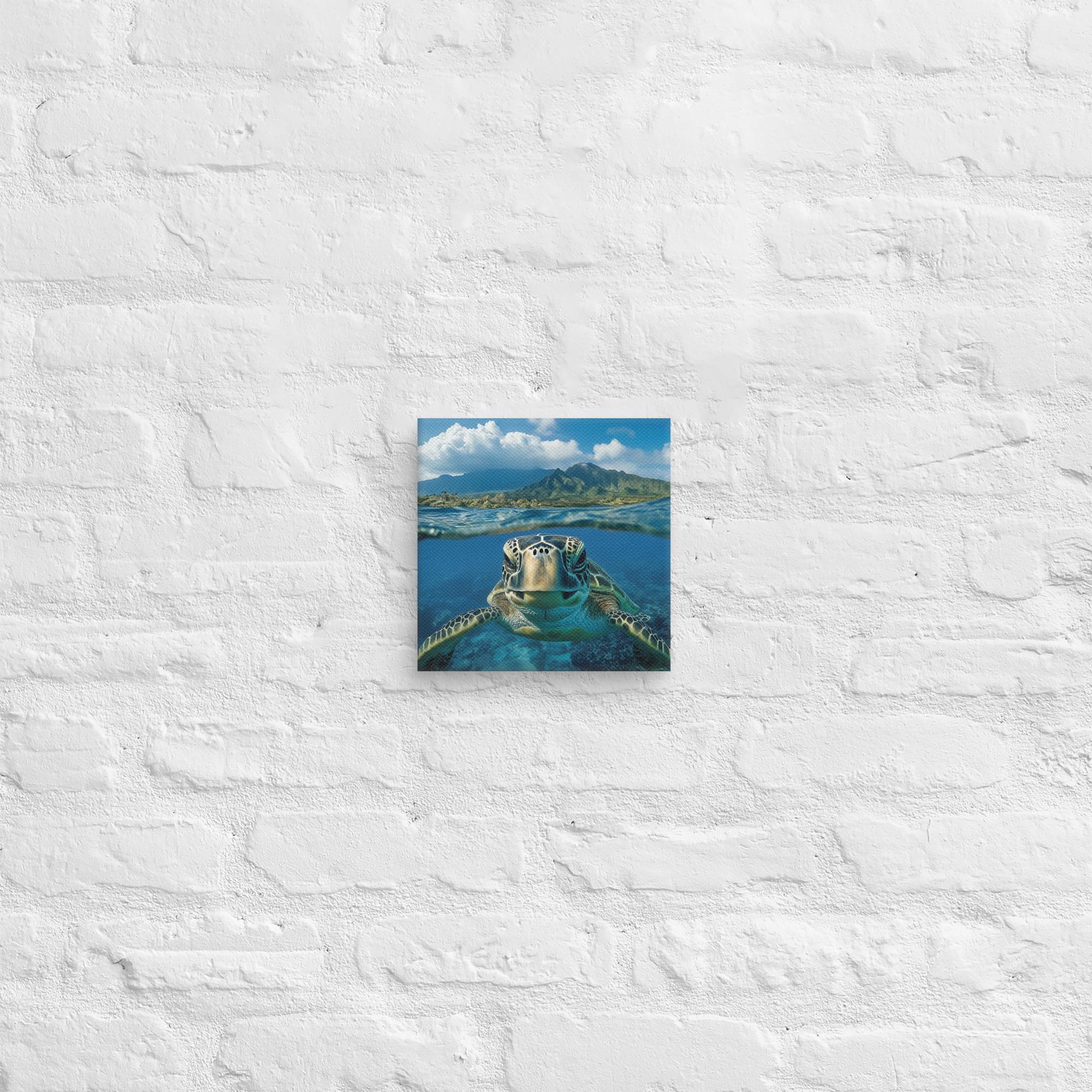 Aloha Serenity Sea Turtle Canvas 39