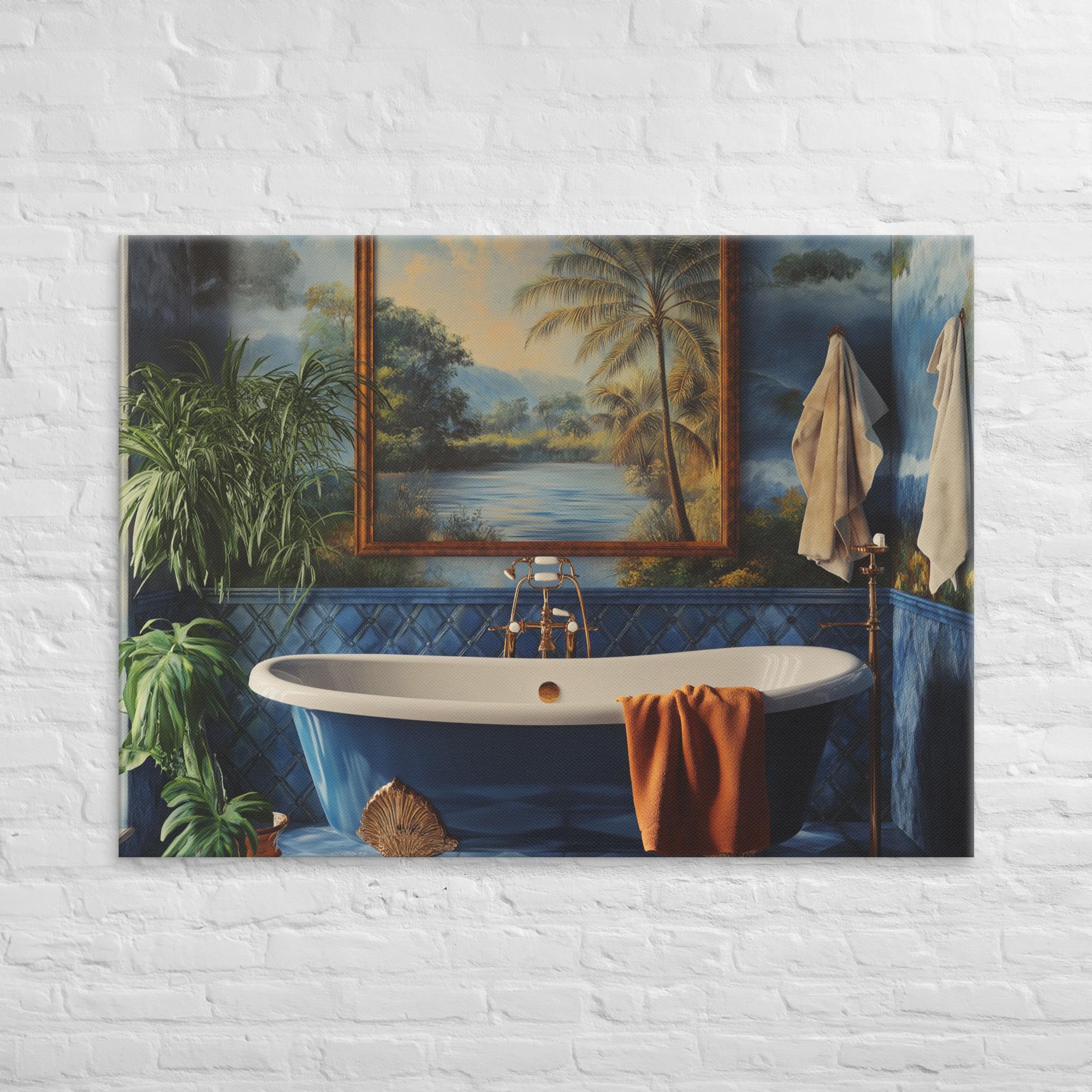 Tropical Oasis Retreat Canvas 35