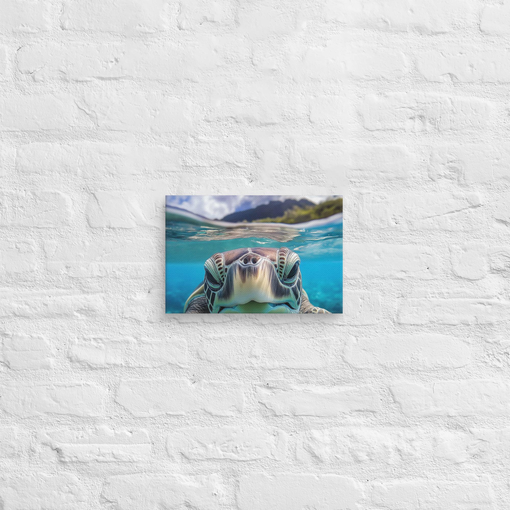 Island Encounter Sea Turtle Canvas 38