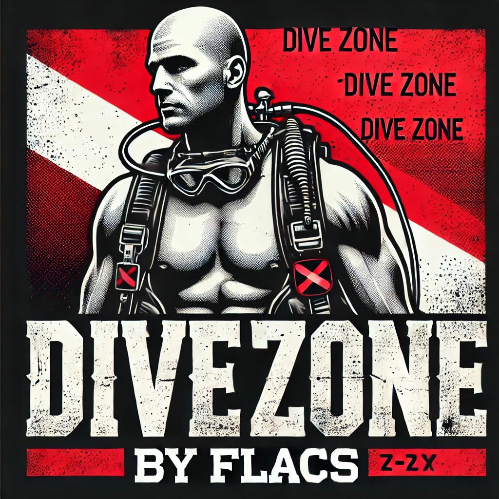 Dive Zone by Flacs Flex Fit Structured Twill Cap 2