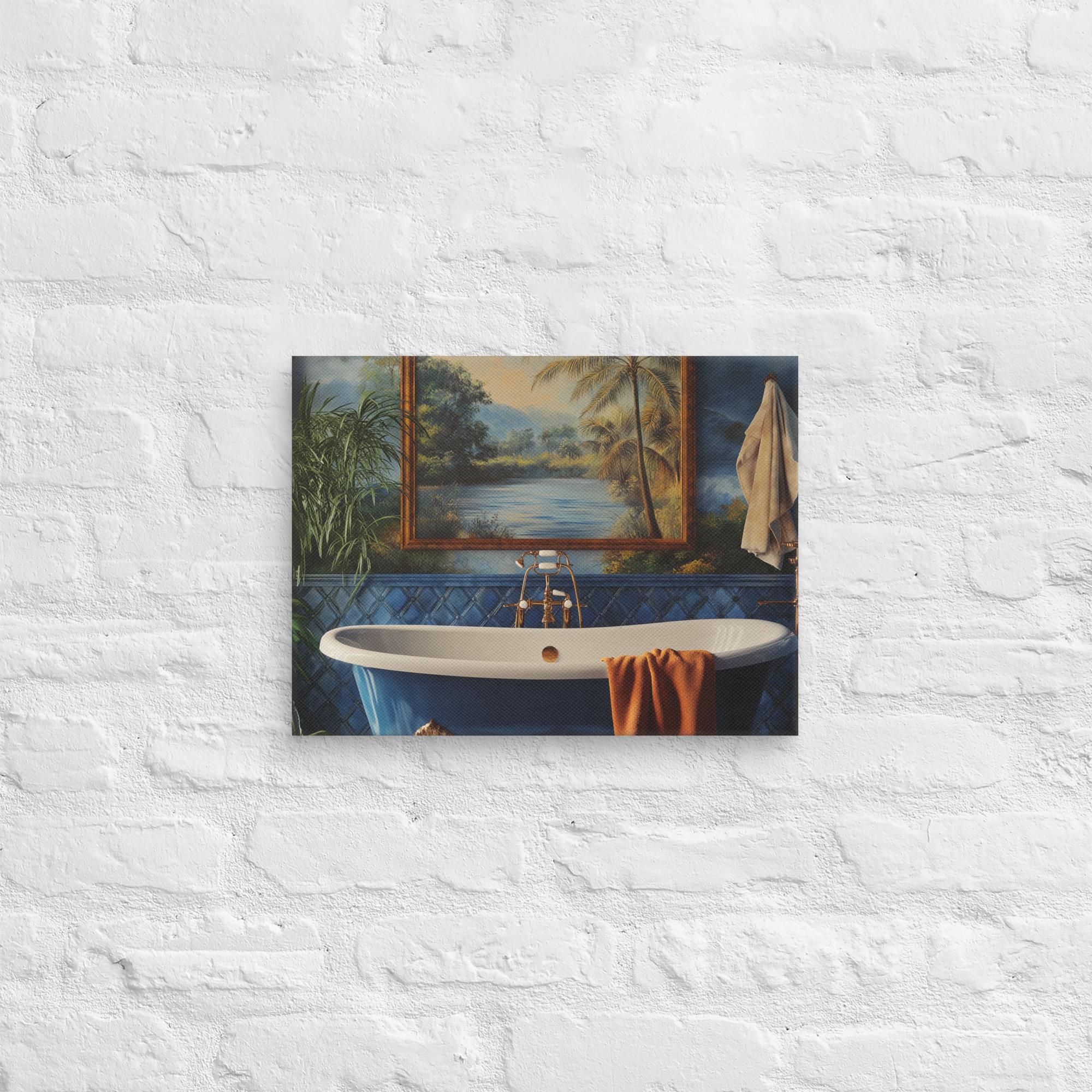 Tropical Oasis Retreat Canvas 42