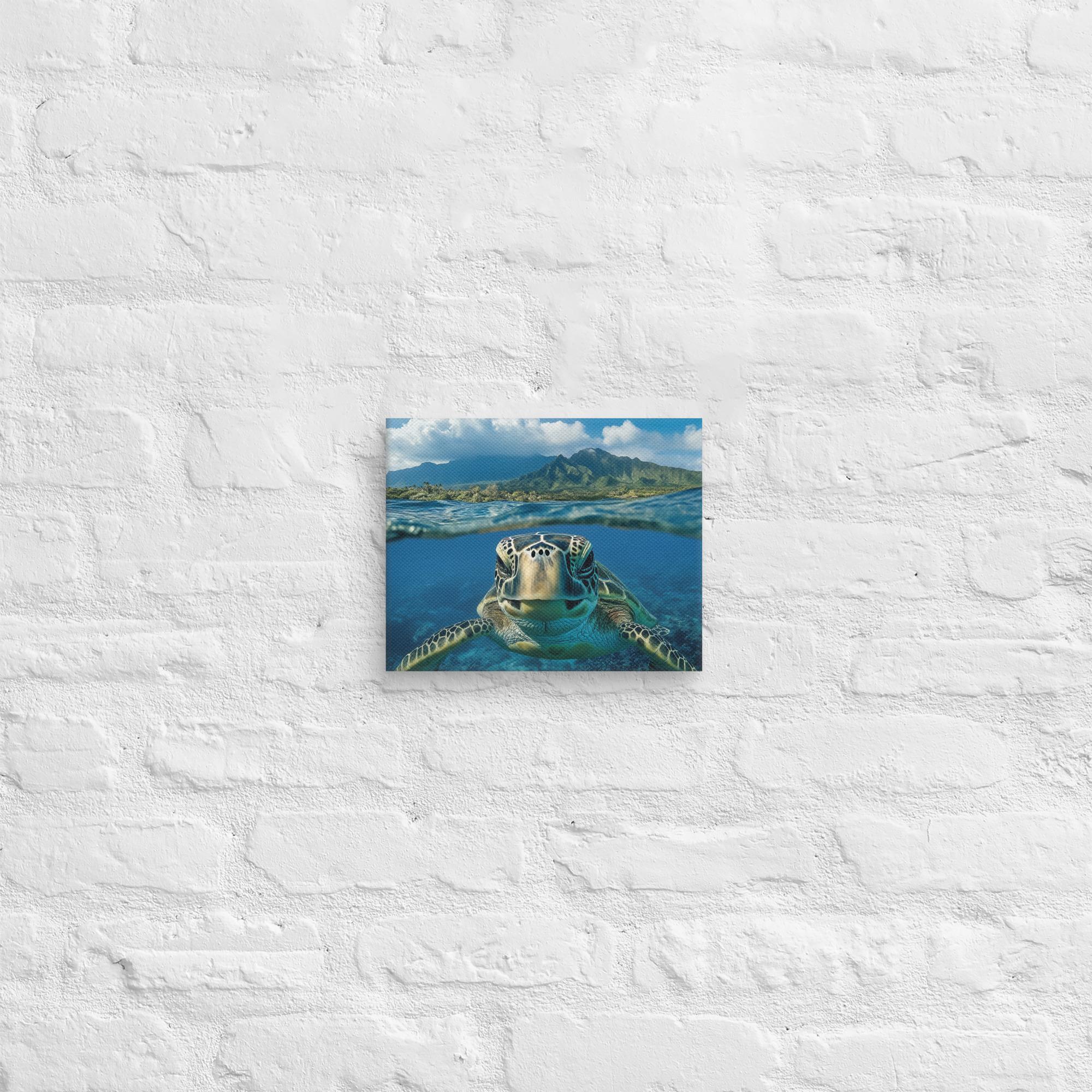 Aloha Serenity Sea Turtle Canvas 37