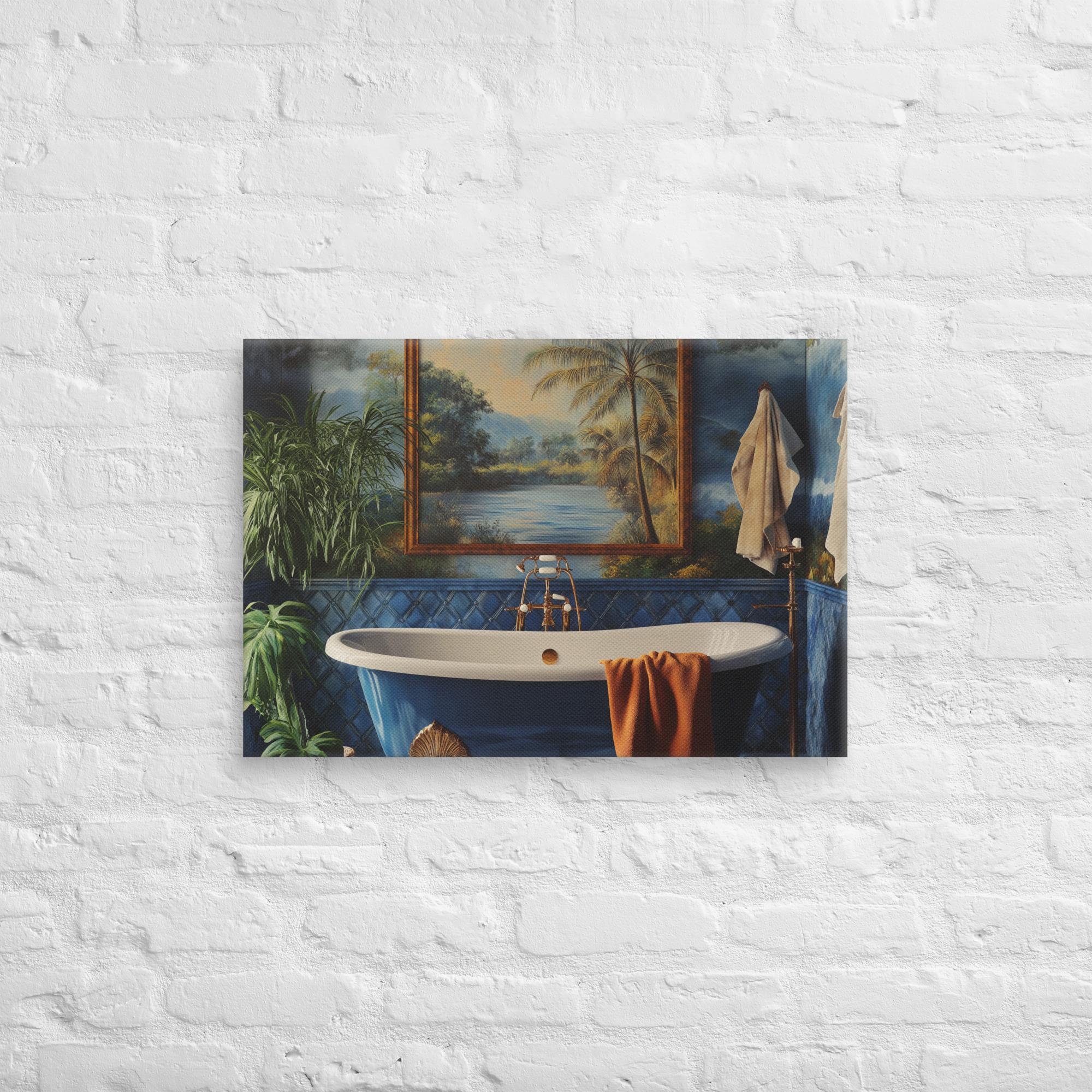 Tropical Oasis Retreat Canvas 14