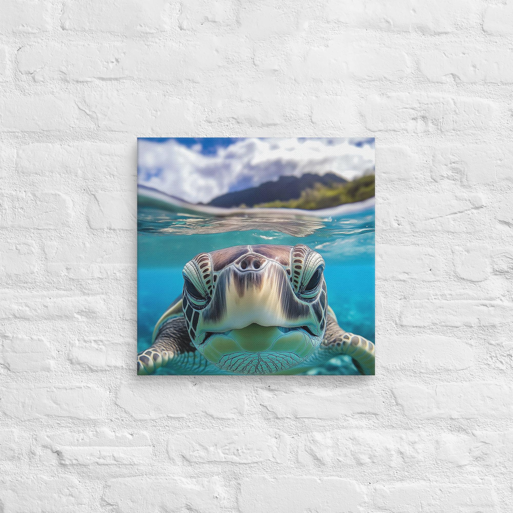 Island Encounter Sea Turtle Canvas 43