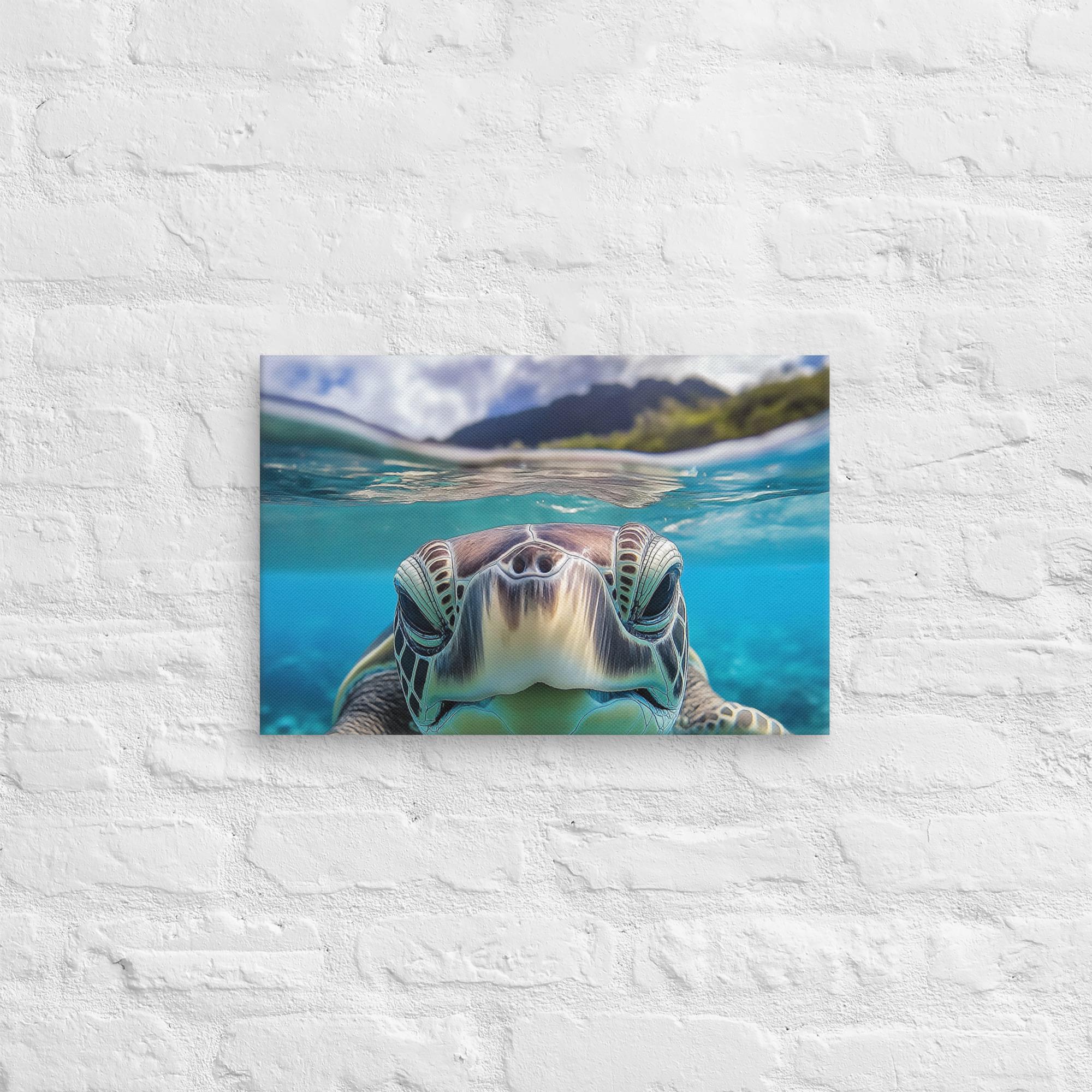 Island Encounter Sea Turtle Canvas 6
