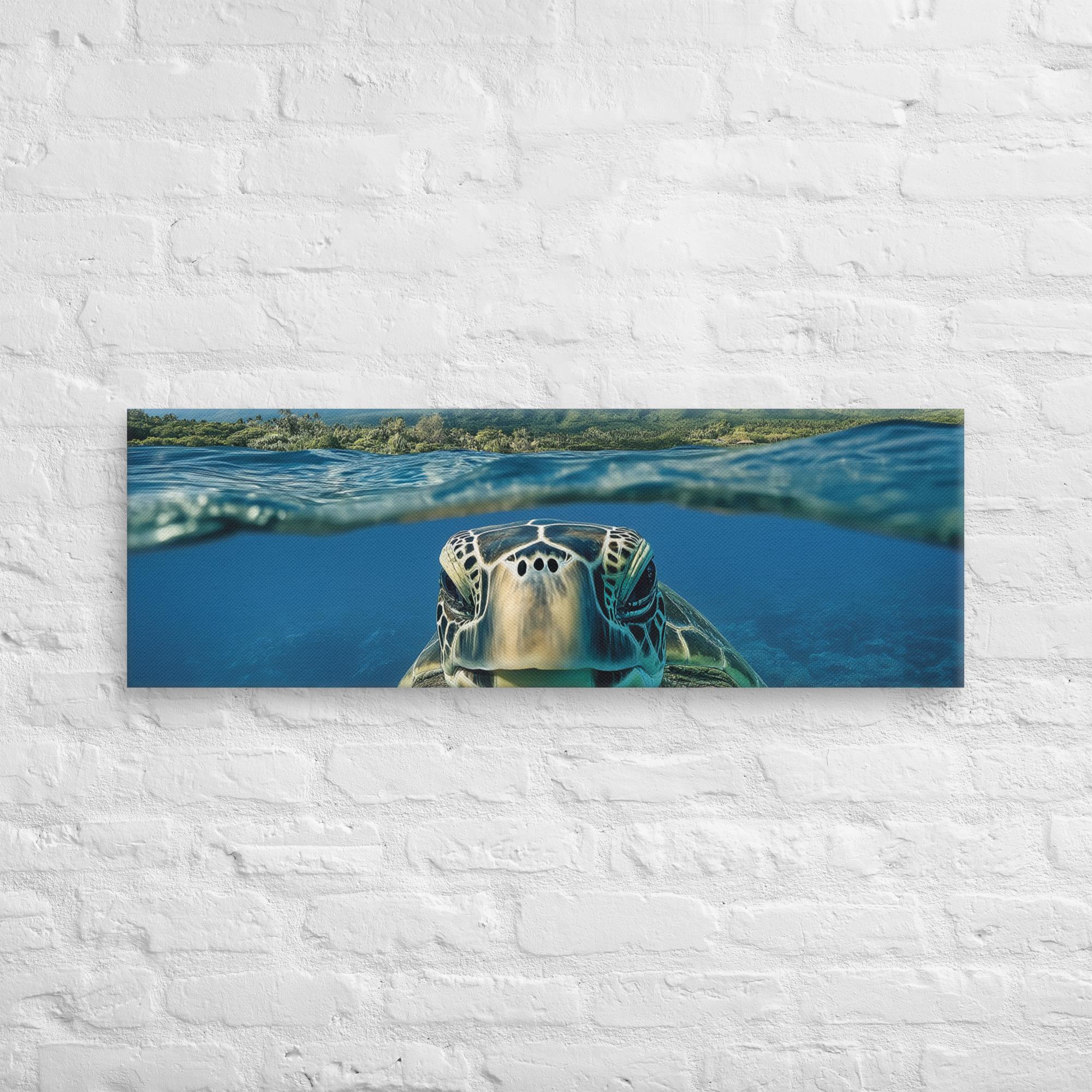 Aloha Serenity Sea Turtle Canvas 8