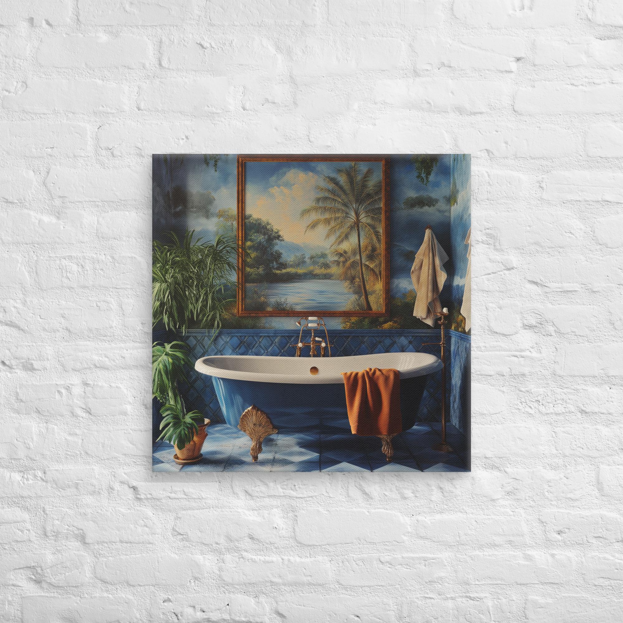 Tropical Oasis Retreat Canvas 21