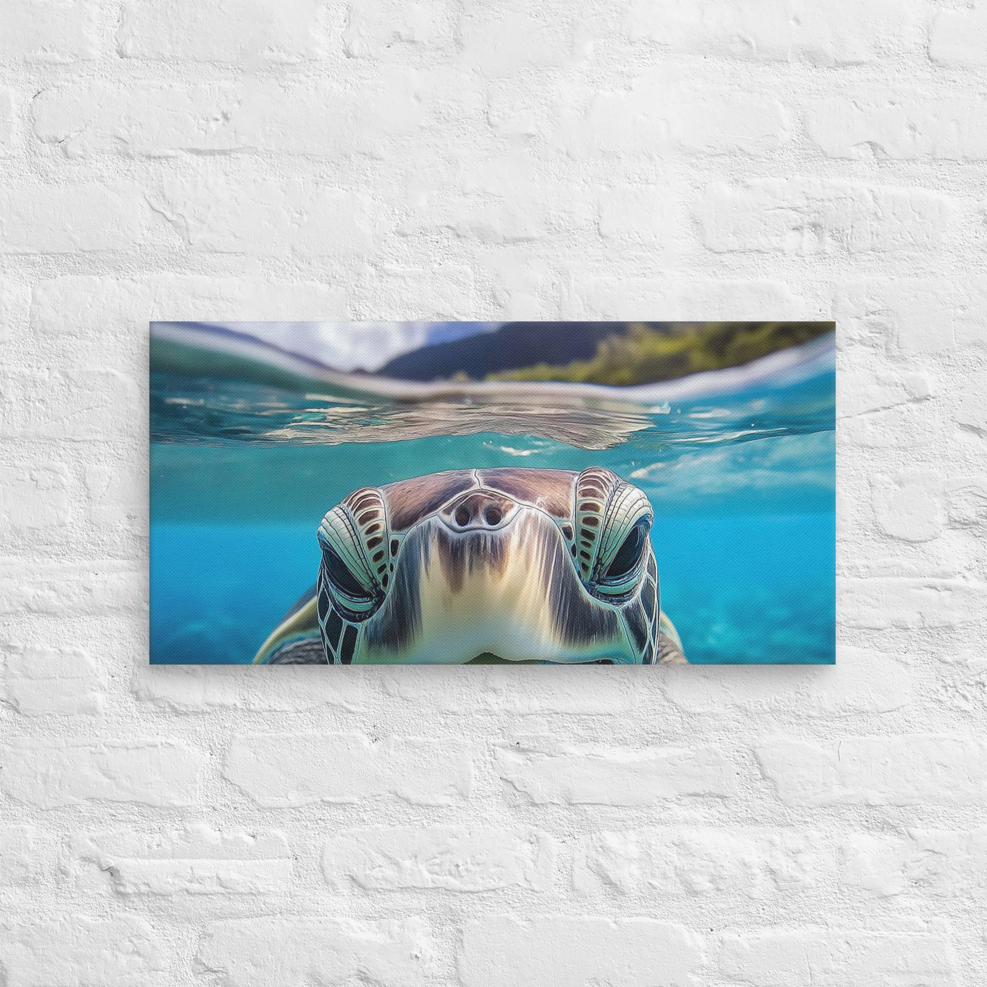 Island Encounter Sea Turtle Canvas 7