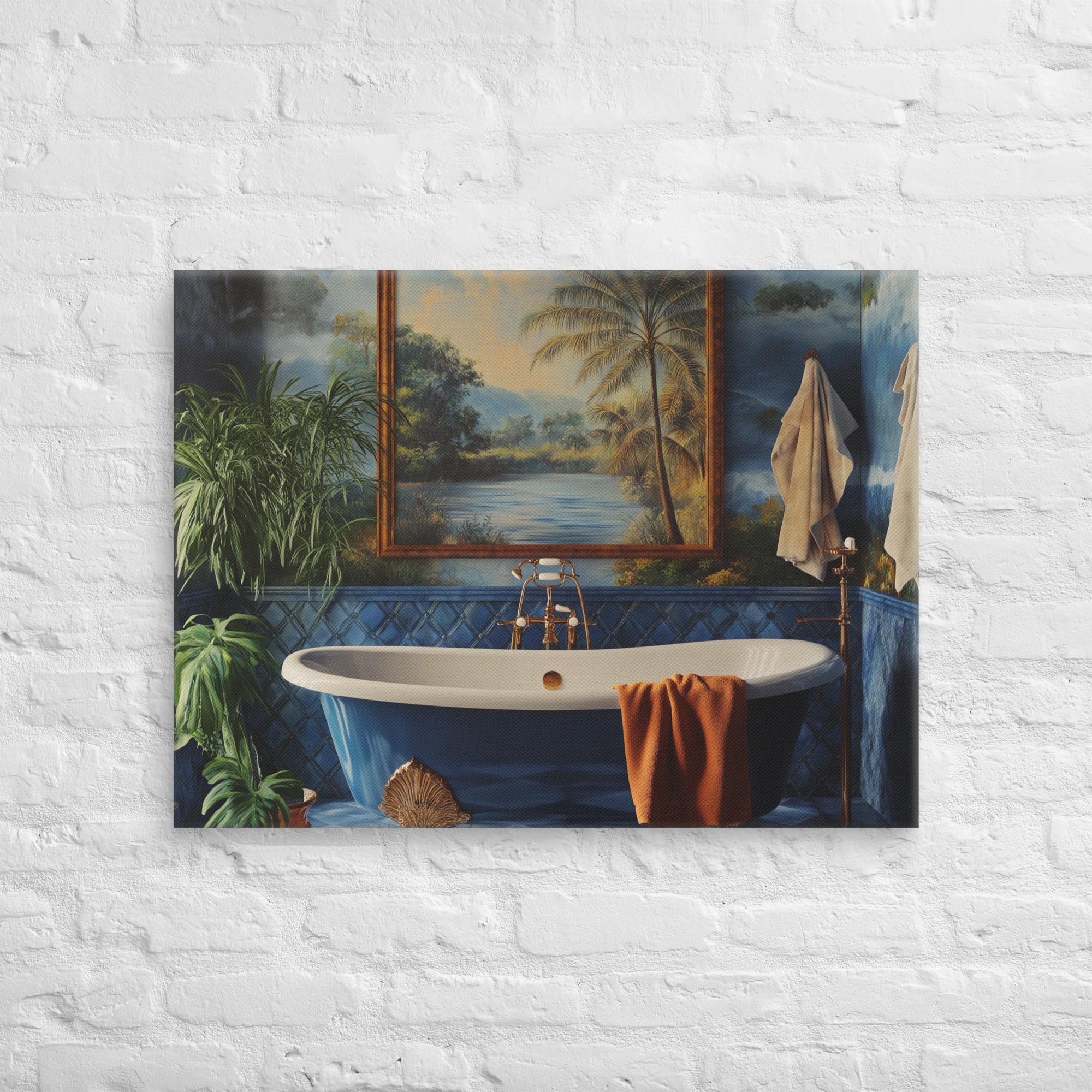 Tropical Oasis Retreat Canvas 23