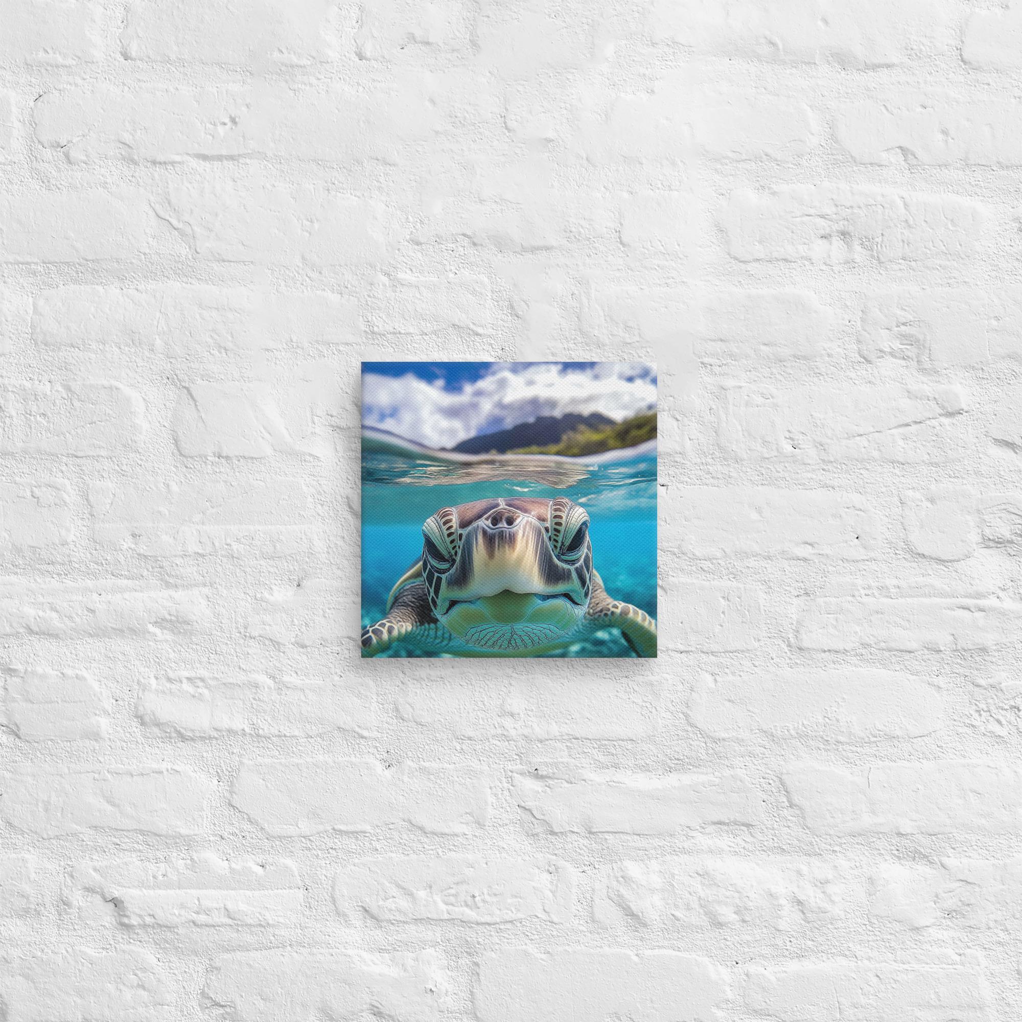 Island Encounter Sea Turtle Canvas 3