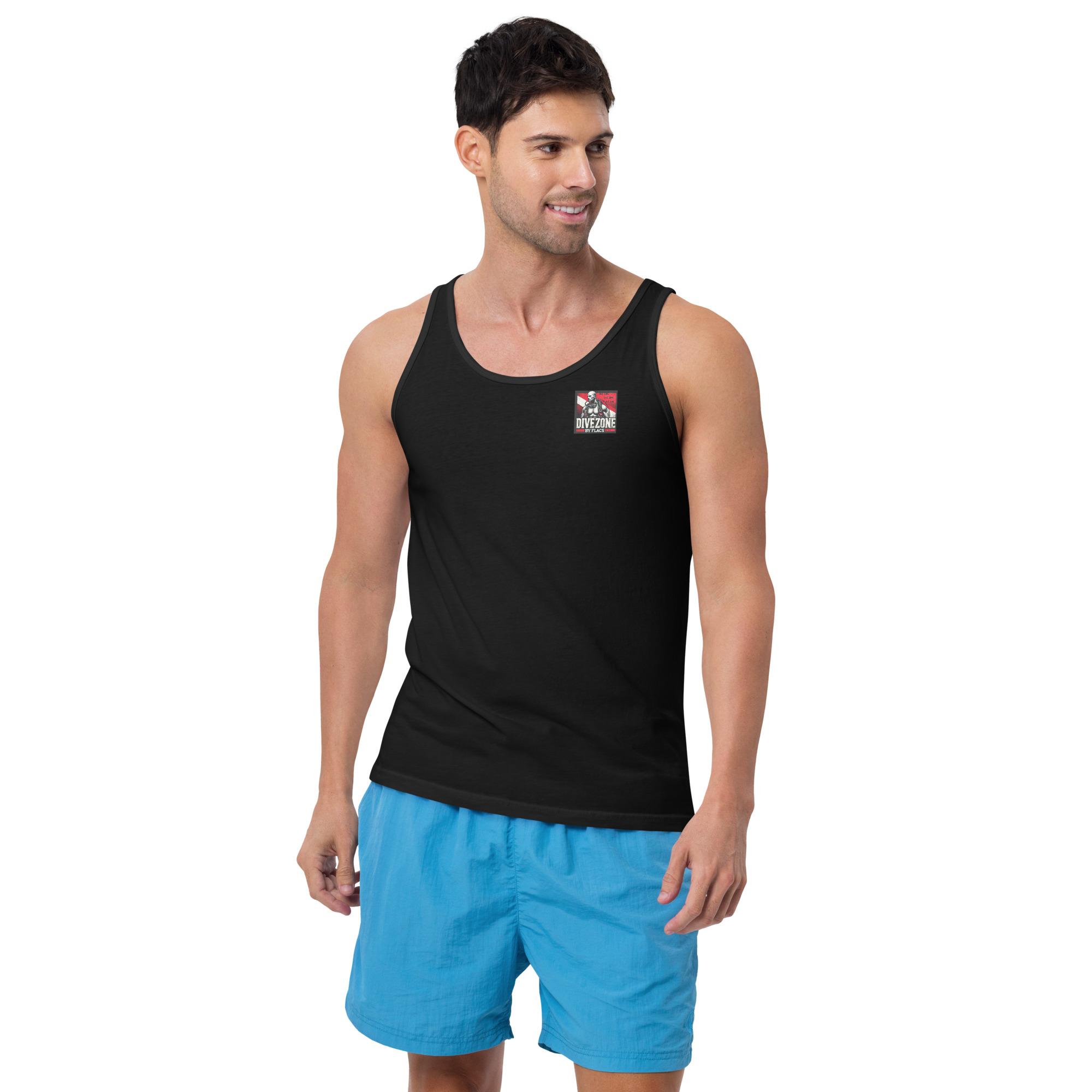 Dive Zone by Flacs Tank Top – Bold Diver Design