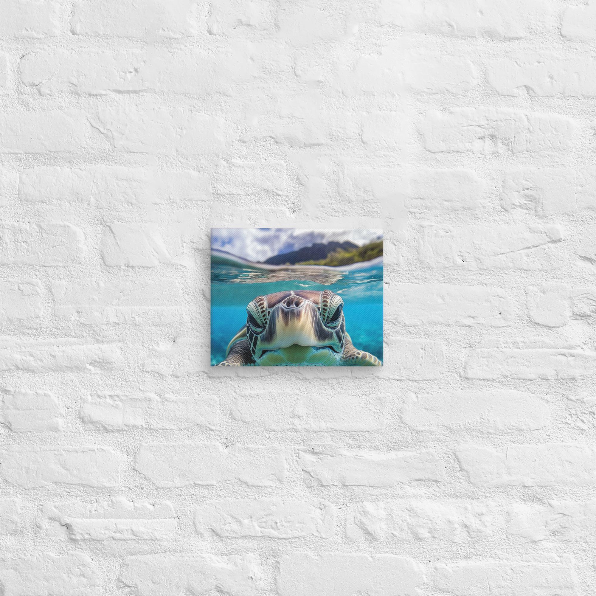 Island Encounter Sea Turtle Canvas 37