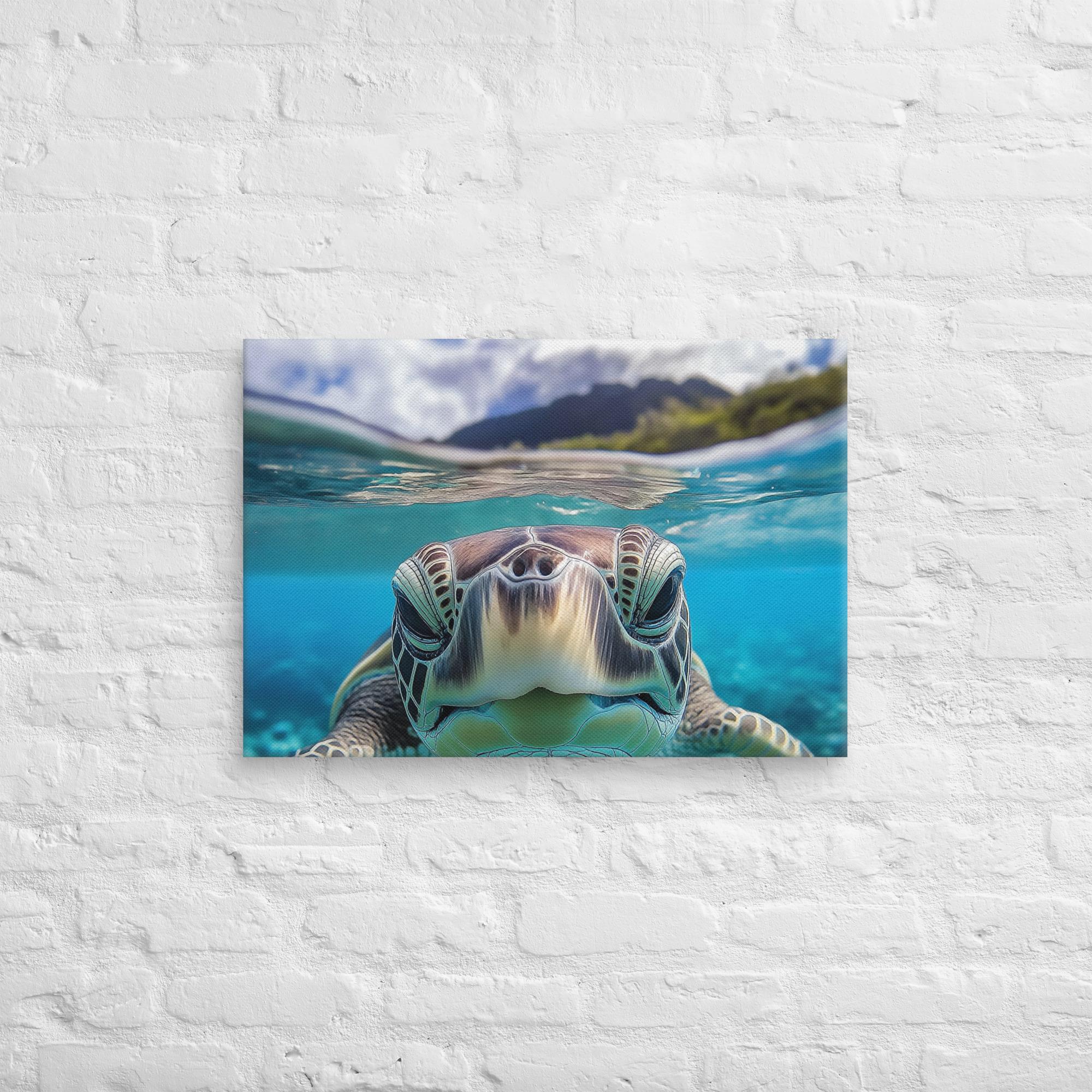 Island Encounter Sea Turtle Canvas 14